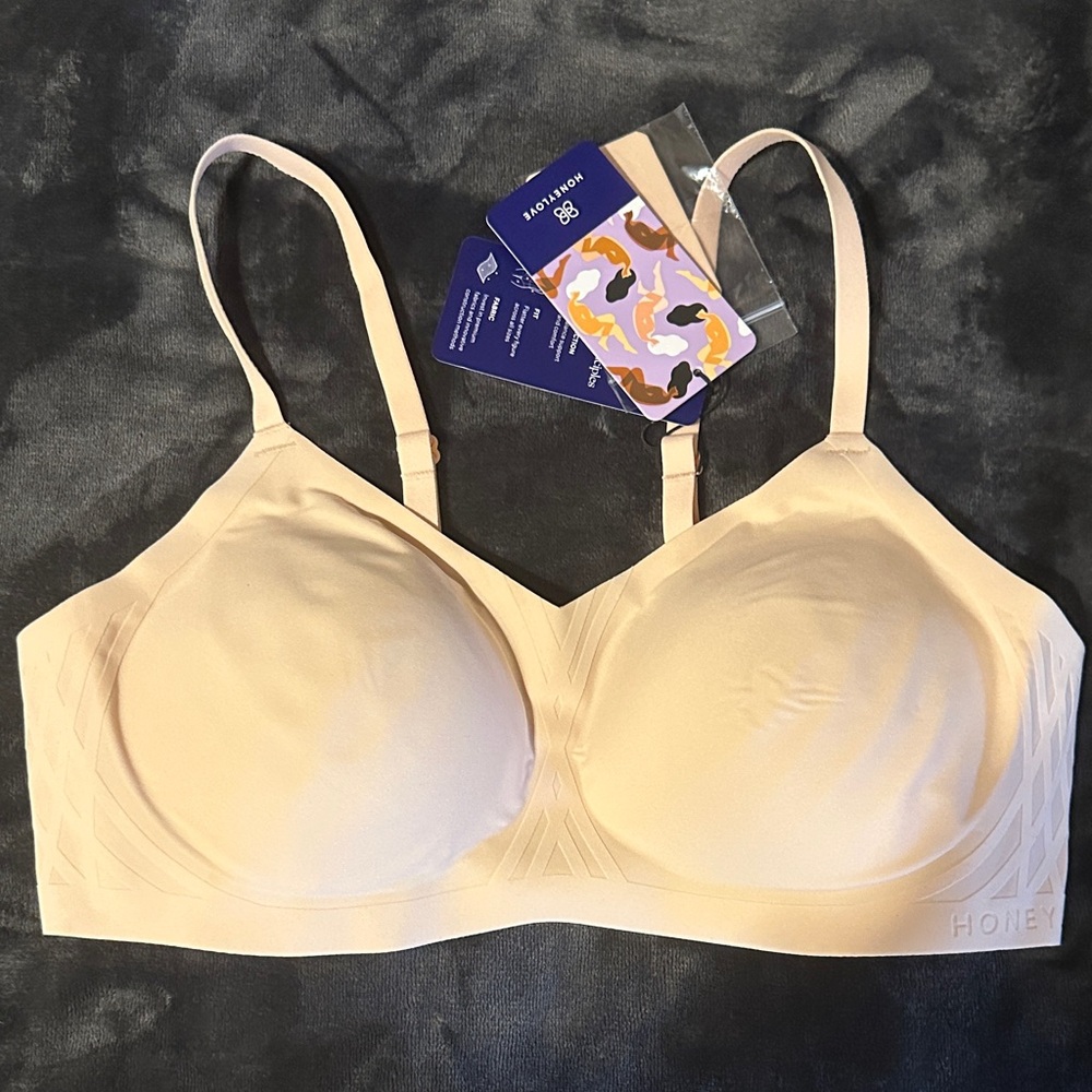 Honeylove silhouette nude bra M